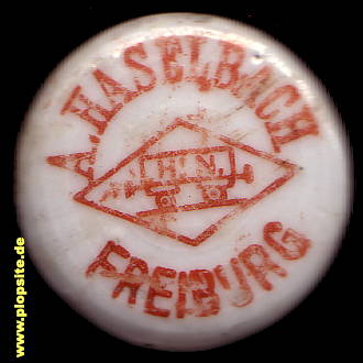 Bügelverschluss aus: Brauerei A. Haselbach GmbH, Freiburg / Schlesien, Świebodzice, Polen