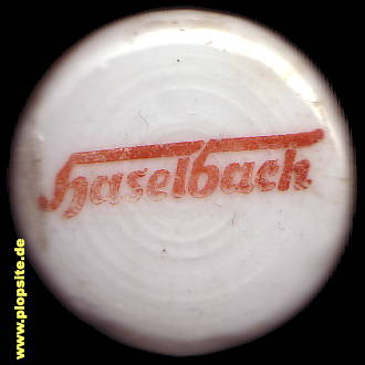 Bügelverschluss aus: Brauerei A. Haselbach GmbH, Freiburg / Schlesien, Świebodzice, Polen