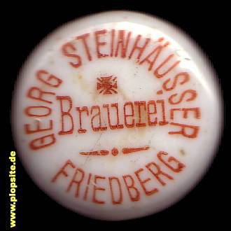BŸügelverschluss aus: Brauerei Georg Steinhäusser, Friedberg / Hessen, Deutschland