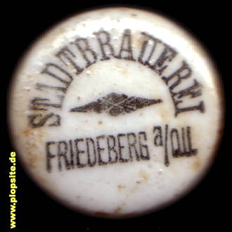 Bügelverschluss aus: Stadtbrauerei, Friedeberg / Queis, Mirsk, Polen