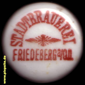 Bügelverschluss aus: Stadtbrauerei, Friedeberg / Queis, Mirsk, Polen