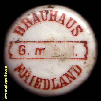 Bügelverschluss aus: Brauhaus GmbH, Friedland / Mecklenburg, Friedland bei Neubrandenburg, Deutschland