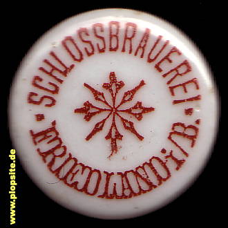 Bügelverschluss aus: Schloßbrauerei, Friedland / Böhmen, Frýdlant, Frýdlant v Čechách, Tschechien