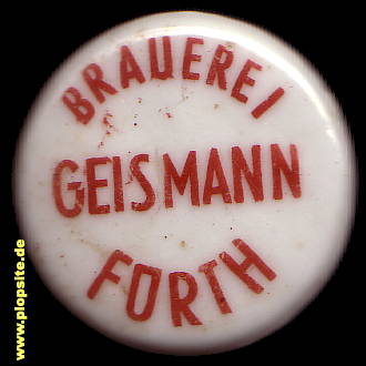 Bügelverschluss aus: Brauerei Geismann, Fürth am Berg, Neustadt bei Coburg, Deutschland