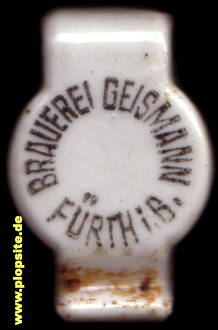 Bügelverschluss aus: Brauerei Geismann, Fürth am Berg, Neustadt bei Coburg, Deutschland