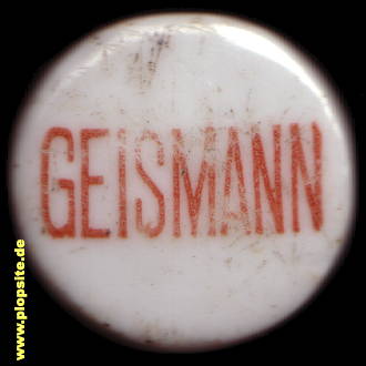 Bügelverschluss aus: Brauerei Geismann, Fürth am Berg, Neustadt bei Coburg, Deutschland
