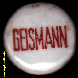 Bügelverschluss aus: Brauerei Geismann GmbH, Fürth am Berg, Neustadt bei Coburg, Deutschland