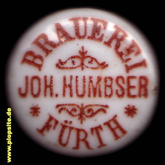 Bügelverschluss aus: Brauerei Humbser, Fürth am Berg, Neustadt bei Coburg, Deutschland