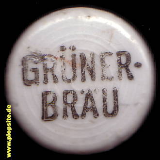 BÜgelverschluss aus: Grüner Bräu, Fürth am Berg, Neustadt bei Coburg, Deutschland