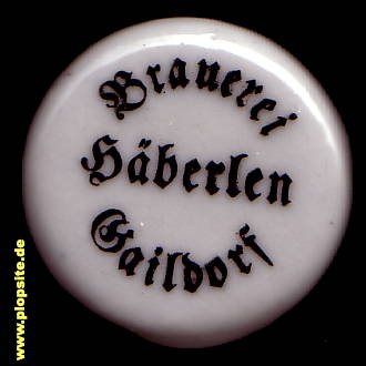 BŸügelverschluss aus: Brauerei Häberlen, Gaildorf, Deutschland