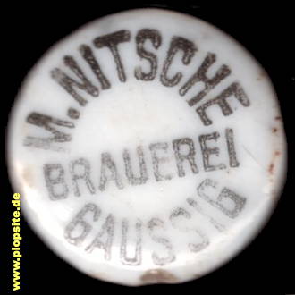 BŸügelverschluss aus: Gutsherrschaftliche Brauerei, Max Nitsche, Gaußig, Doberschau-Gaußig, Dobruša-Huska, Deutschland