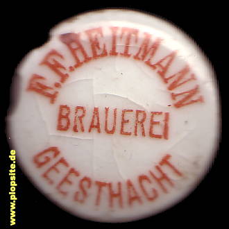 BŸügelverschluss aus: Brauerei F.F. Heitmann, Geesthacht, Deutschland