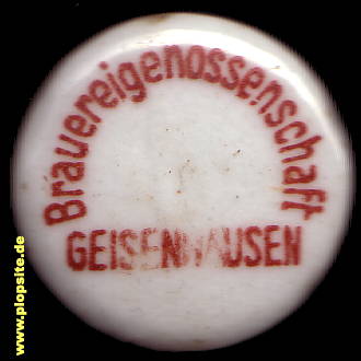 Bügelverschluss aus: Brauereigenossenschaft, Geisenhausen, Deutschland