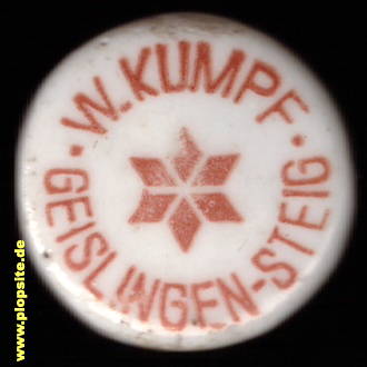 Bügelverschluss aus: Kaiserbrauerei, Wilhelm Kumpf, Geislingen / Steige, Deutschland