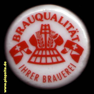 Bügelverschluss aus: Brauqualität ihrer Brauerei,  CH, generisch, Schweiz