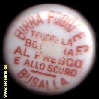 BŸügelverschluss aus: Fabbrica di Birra Busalla Poggi et C., Genova, Genua, Italien