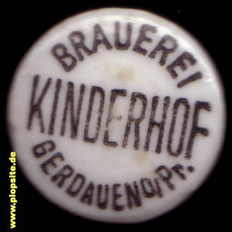 Obraz porcelany z: Brauerei und Malzfabrik Kinderhof, Alfred von Janson auf Schloß Gerdauen, Gerdauen, Schelesnodoroschny, Железнодорожный, Rosja