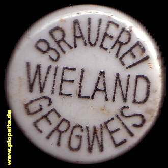 Bügelverschluss aus: Brauerei Wieland, Gergweis, Osterhofen, Deutschland