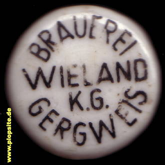 BŸügelverschluss aus: Brauerei Fritz Wieland KG, Gergweis, Osterhofen, Deutschland