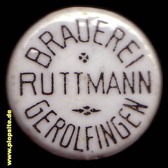 BŸügelverschluss aus: Brauerei Ruttmann, Gerolfingen, Deutschland