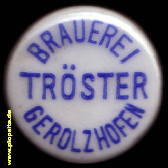 Bügelverschluss aus: Brauerei Tröster  , Gerolzhofen, Deutschland