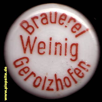 Bügelverschluss aus: Brauerei Alfred Michael Weining, Gerolzhofen, Deutschland