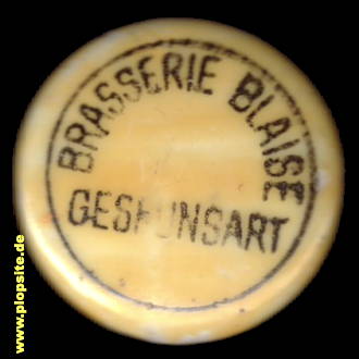 BŸügelverschluss aus: Brasserie E. Blaise, Gespunsart, Frankreich