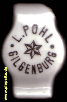 Bügelverschluss aus: Brauerei Leo Pohl, Gilgenburg, Dąbrówno, Polen