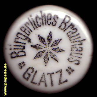 Bügelverschluss aus: Bürgerliches Brauhaus GmbH, Glatz, Kłodzko, Polen