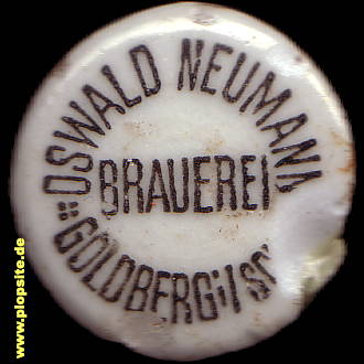 Bügelverschluss aus: Brauerei Oswald Neumann, Goldberg, Złotoryja, Polen