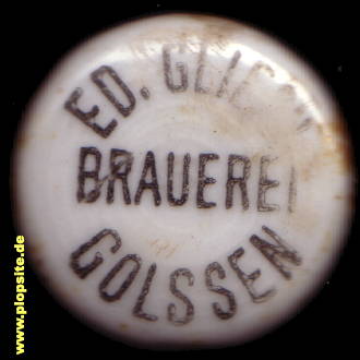 Bügelverschluss aus: Brauerei Eduard Gliech, Golßen, Gólišyn, Deutschland