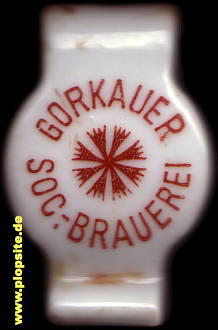 BŸügelverschluss aus: Societäts-Brauerei AG, Gorkau, Górka Sobocka, Polen