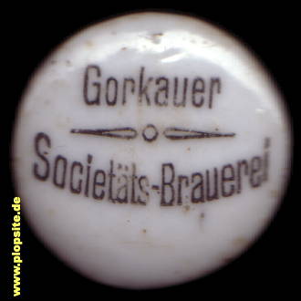 Bügelverschluss aus: Societäts-Brauerei AG, Gorkau, Górka Sobocka, Polen