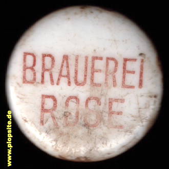 Bügelverschluss aus: Rose Brauerei, Grabow / Elde, Grabow/Mecklenburg, Deutschland