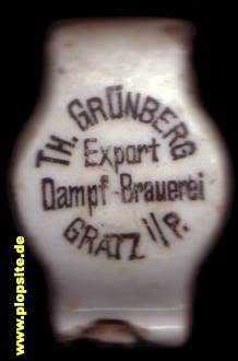 Bügelverschluss aus: Export Dampf-Brauerei Th. Grünberg, Grätz, Grodzisk Wielkopolski, Polen