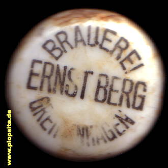 Bügelverschluss aus: Brauerei Ernst Berg, Greifenhagen, Gryfino, Polen