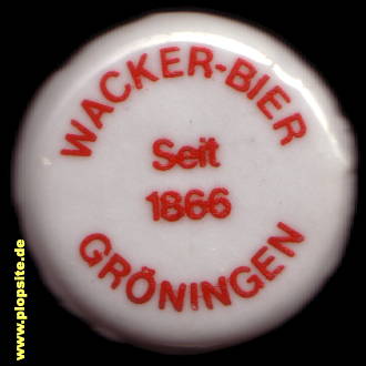 BŸügelverschluss aus: Brauerei Wacker , Satteldorf - Gröningen, Deutschland