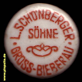 BŸügelverschluss aus: Braurei und Mälzerei, Ludwig Schönberger Söhne, Groß - Bieberau, Deutschland