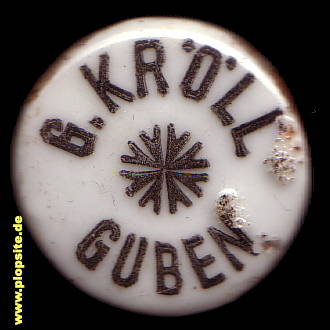 Bügelverschluss aus: Brauerei Kröll, Guben, Gubin, Polen