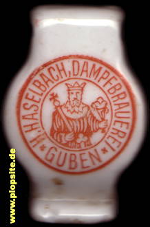 Bügelverschluss aus: Hermann Haselbach Dampfbrauerei, Guben, Gubin, Polen