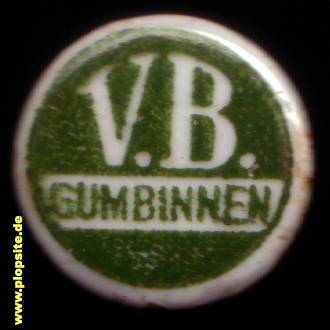 Obraz porcelany z: Vereinigte Brauereien AG, Gumbinnen, Gussew, Гусев, Rosja