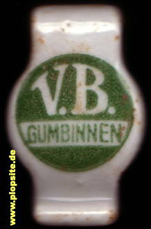 Obraz porcelany z: Vereinigte Brauereien AG, Gumbinnen, Gussew, Гусев, Rosja