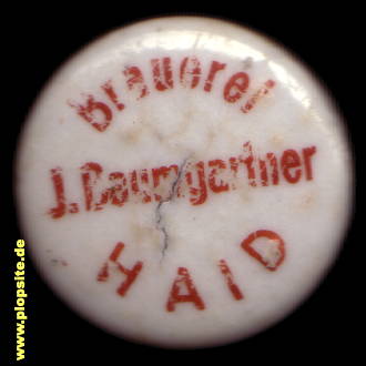 Bügelverschluss aus: Brauerei Baumgartner, Haid, Konzel-Haid, Deutschland