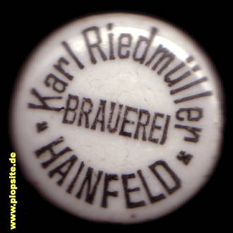 BŸügelverschluss aus: Brauerei Karl Riedmüller, Hainfeld, Österreich