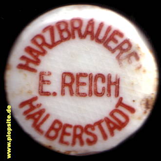 BŸügelverschluss aus: Harzbrauerei E. Reich, Halberstadt, Halwerstidde, Deutschland