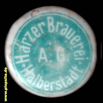 Bügelverschluss aus: Harzer Brauerei AG, Halberstadt, Halwerstidde, Deutschland