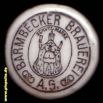 Bügelverschluss aus: Brauerei AG, Hamburg Barmbeck, Deutschland