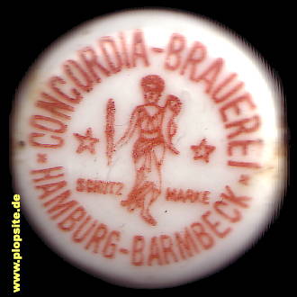 Bügelverschluss aus: Concordia Brauerei, Hamburg Barmbeck, Deutschland