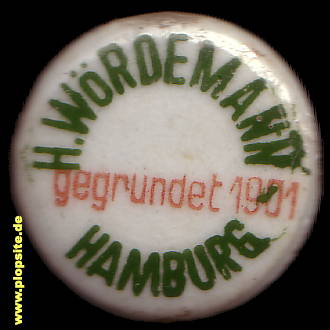 Obraz porcelany z: H. Wördemann, Hamburg, Niemcy