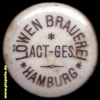 Bügelverschluss aus: Löwen Brauerei AG, Hamburg Uhlenhorst, Deutschland